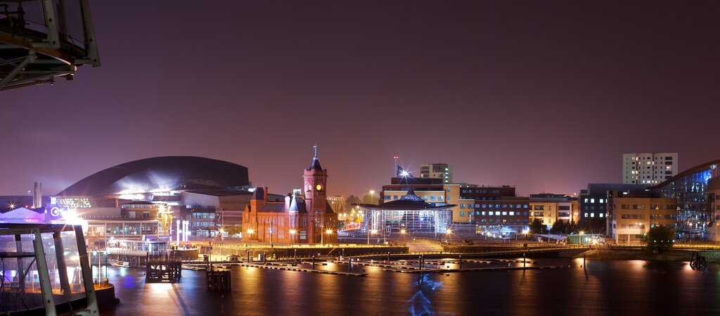 Cardiff at Night